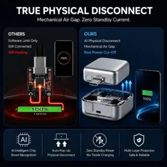 Smart Auto Stop Charging Adapter MarketPk